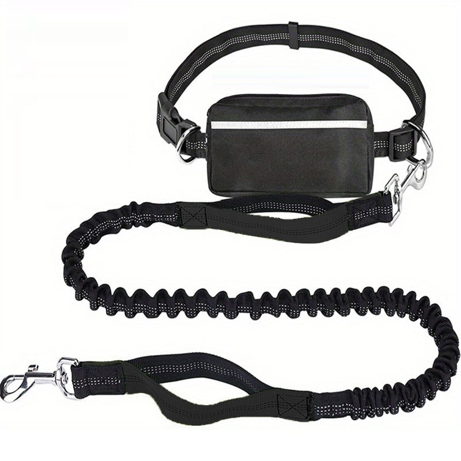 DoggoBelt™ | Hands-free hundesnor med lynlåslomme