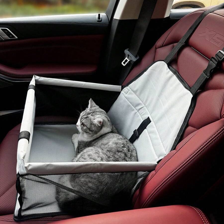PurrfectRide™ Car Seat – Luftig Komfort til Små & Mellemstore Kæledyr