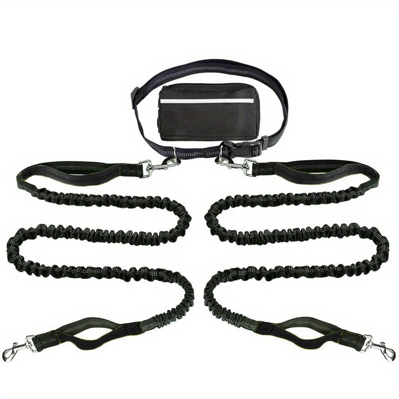 DoggoBelt™ | Hands-free hundesnor med lynlåslomme