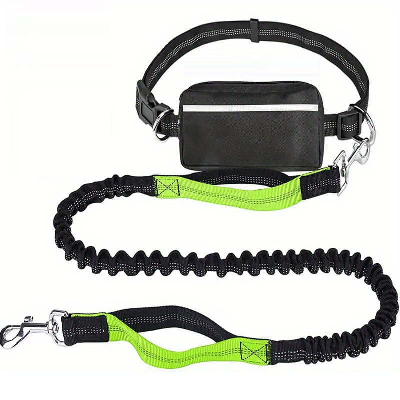 DoggoBelt™ | Hands-free hundesnor med lynlåslomme
