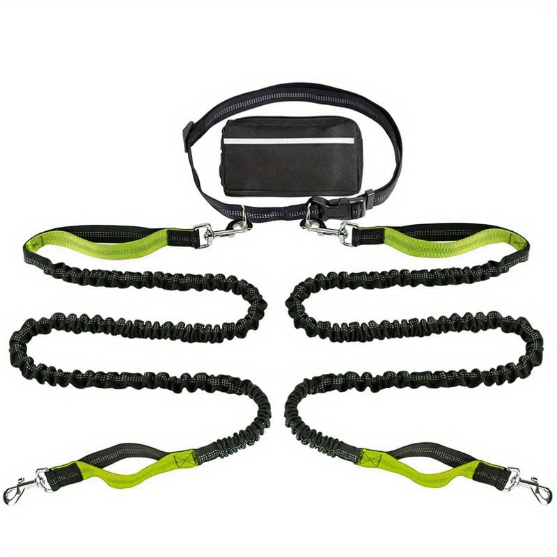 DoggoBelt™ | Hands-free hundesnor med lynlåslomme