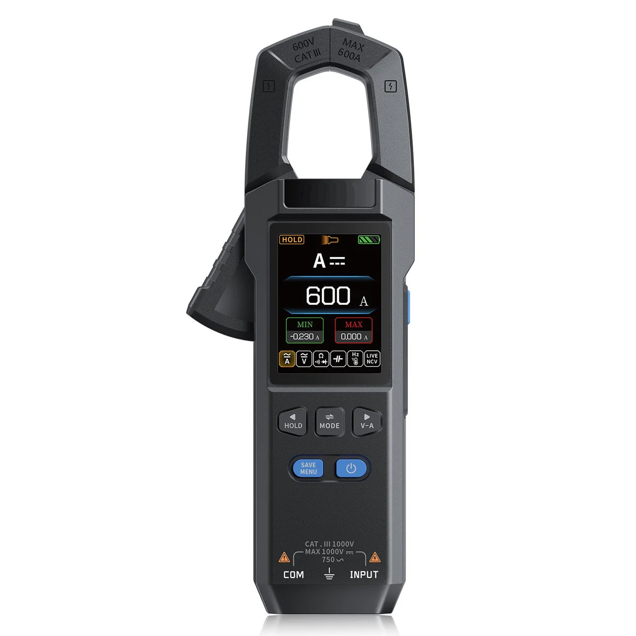 DMC-100 SmartMeter™ | Præcisions Tangmultimeter med Farveskærm