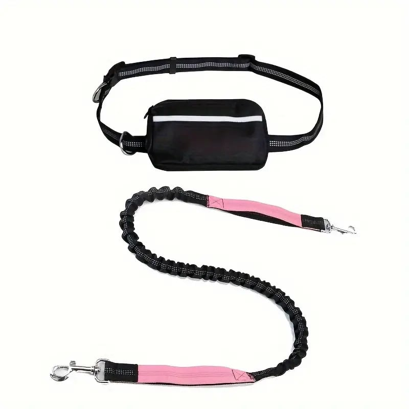 DoggoBelt™ | Hands-free hundesnor med lynlåslomme
