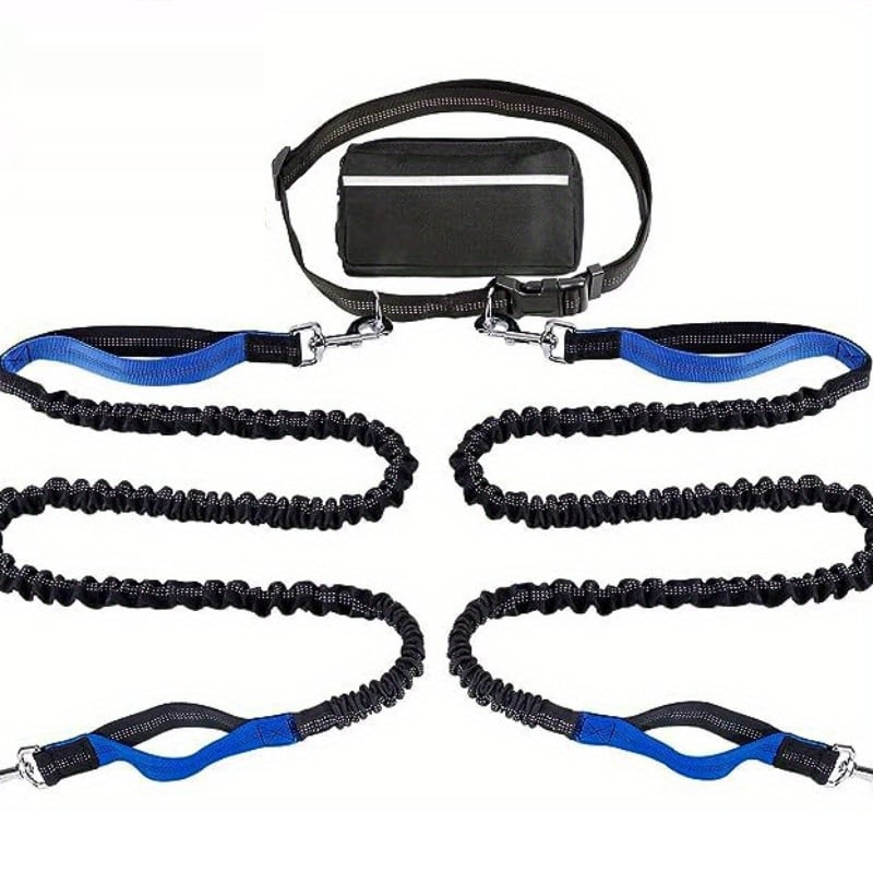 DoggoBelt™ | Hands-free hundesnor med lynlåslomme