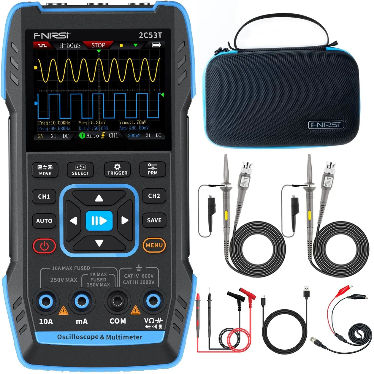 ScopeMatic™ | Håndholdt Oscilloskop Multimeter + Signalgenerator