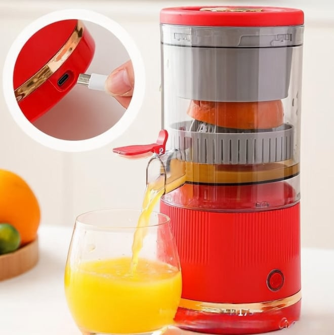 Bærbar USB-C Juicer – Ultrafin Udpresning, Uden Frugtkød, Nem Rengøring, Fødevaregodkendte Materialer
