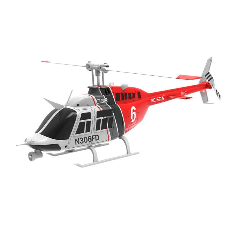 AeroHawk™ C138 6CH fjernstyret helikopter med gyro og optisk flowpositionering