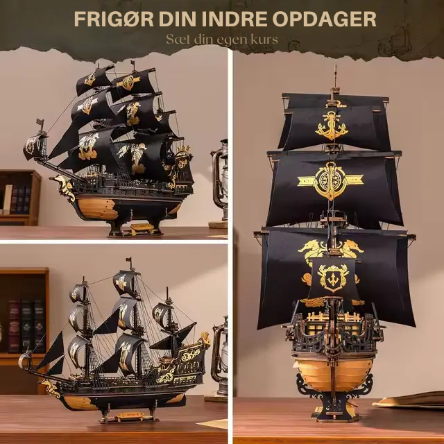 Seahorse Warbarque™ - 3D-træpuslespil