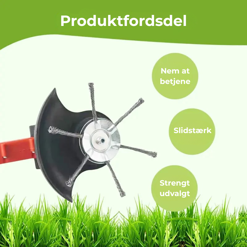 SteelSpiral™ | Kraftig ukrudtsklipper