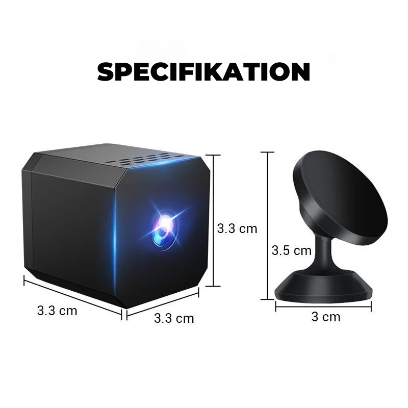StealthVision™ Mini – Trådløs overvågning 24/7 overalt