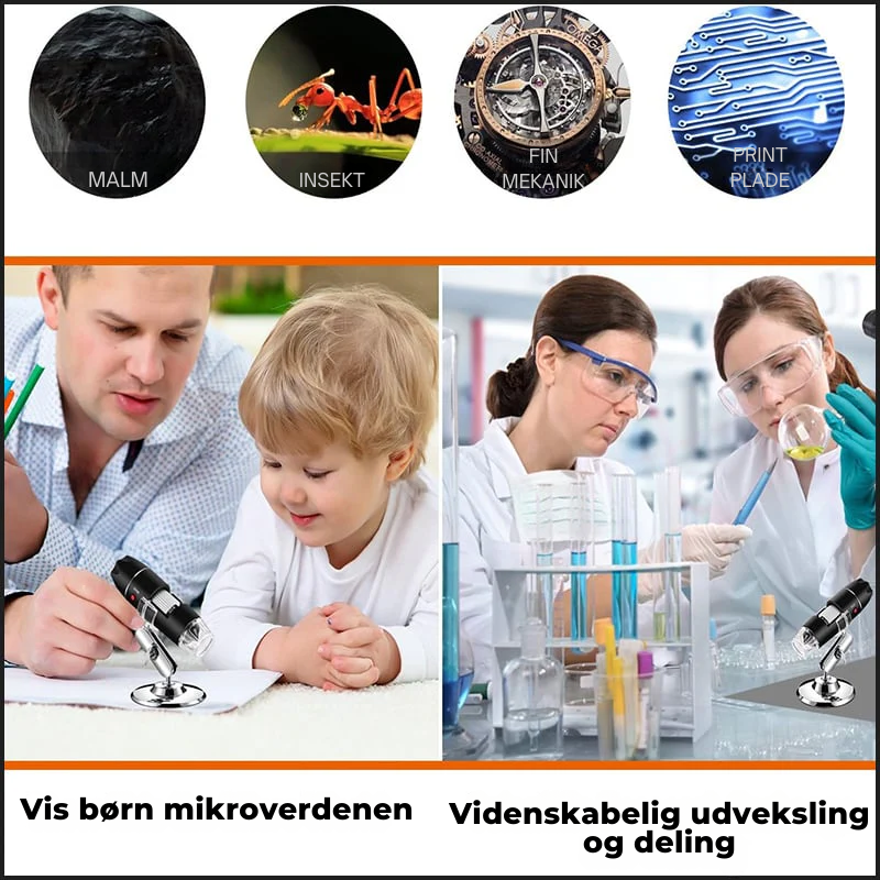 PocketZoomer™ | Digitalt HD Mikroskop