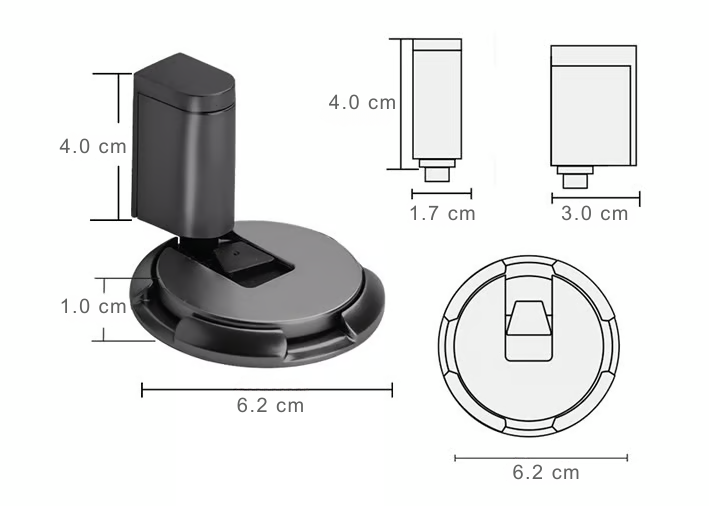 SureHold™ Tunge Dørstopper – Slagfri, Usynlig og Bygget til at Holde