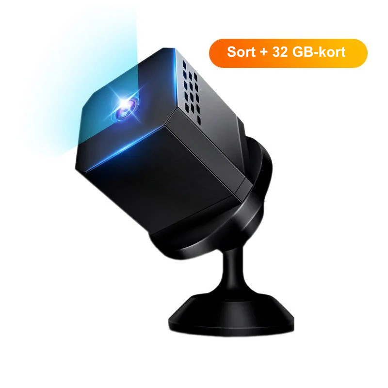 StealthVision™ Mini – Trådløs overvågning 24/7 overalt