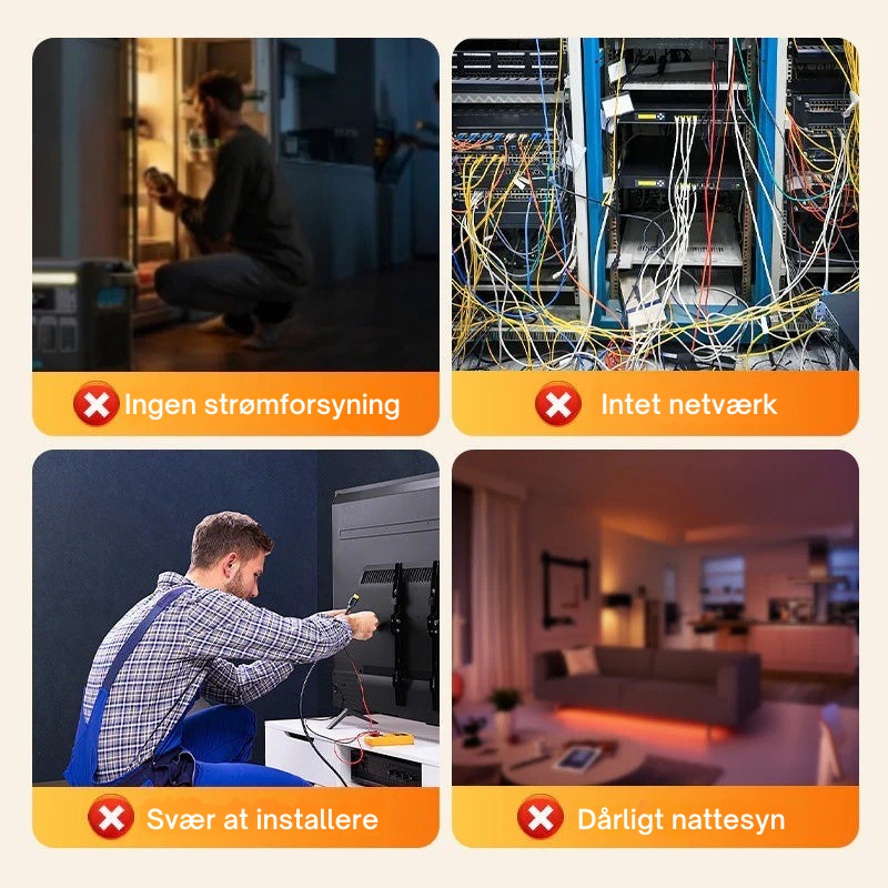 StealthVision™ Mini – Trådløs overvågning 24/7 overalt
