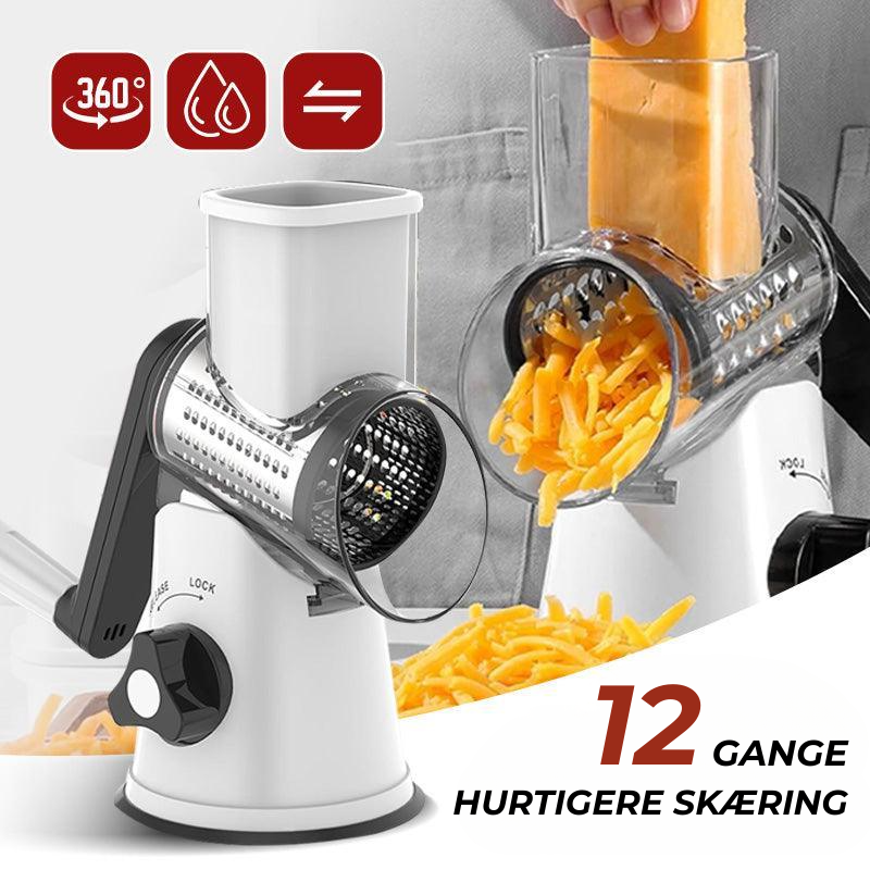 SwiftGrate Pro™ | Multifunktionel Manuel Roterende Rivejern & Hakker