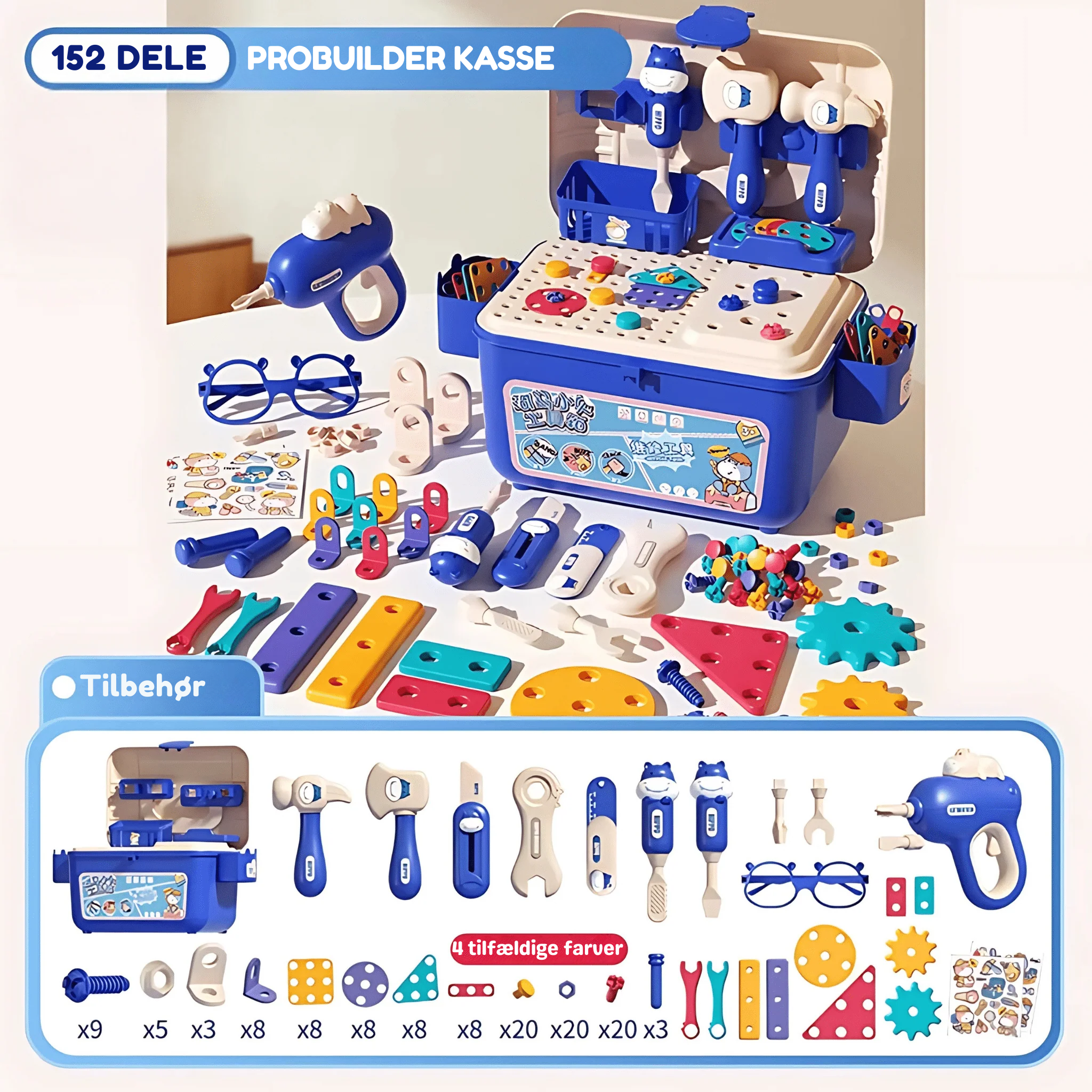 Little Maker’s Workshop – Montessori Værktøjssæt ✨