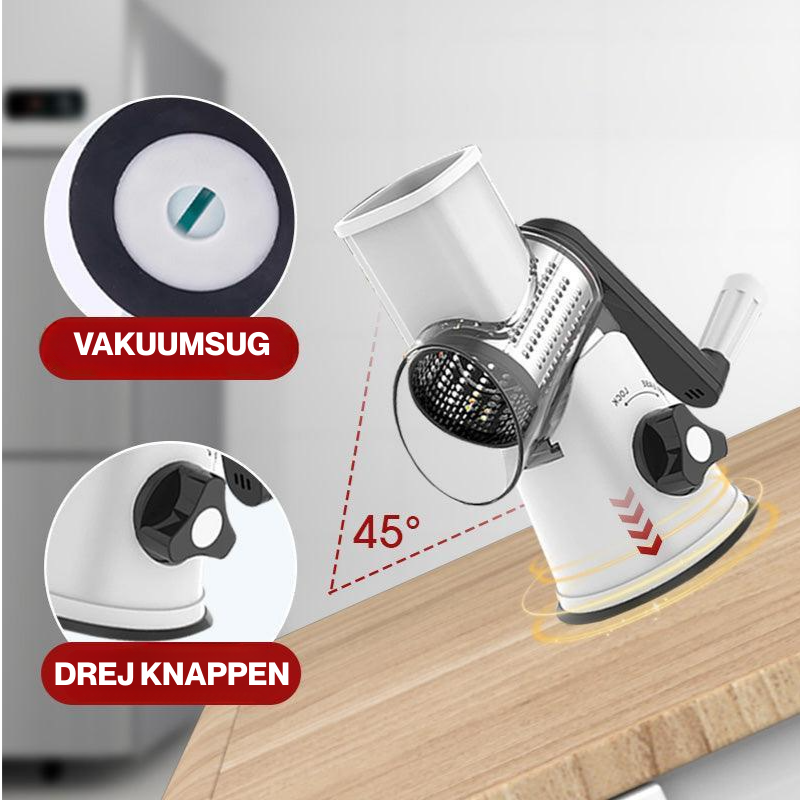 SwiftGrate Pro™ | Multifunktionel Manuel Roterende Rivejern & Hakker