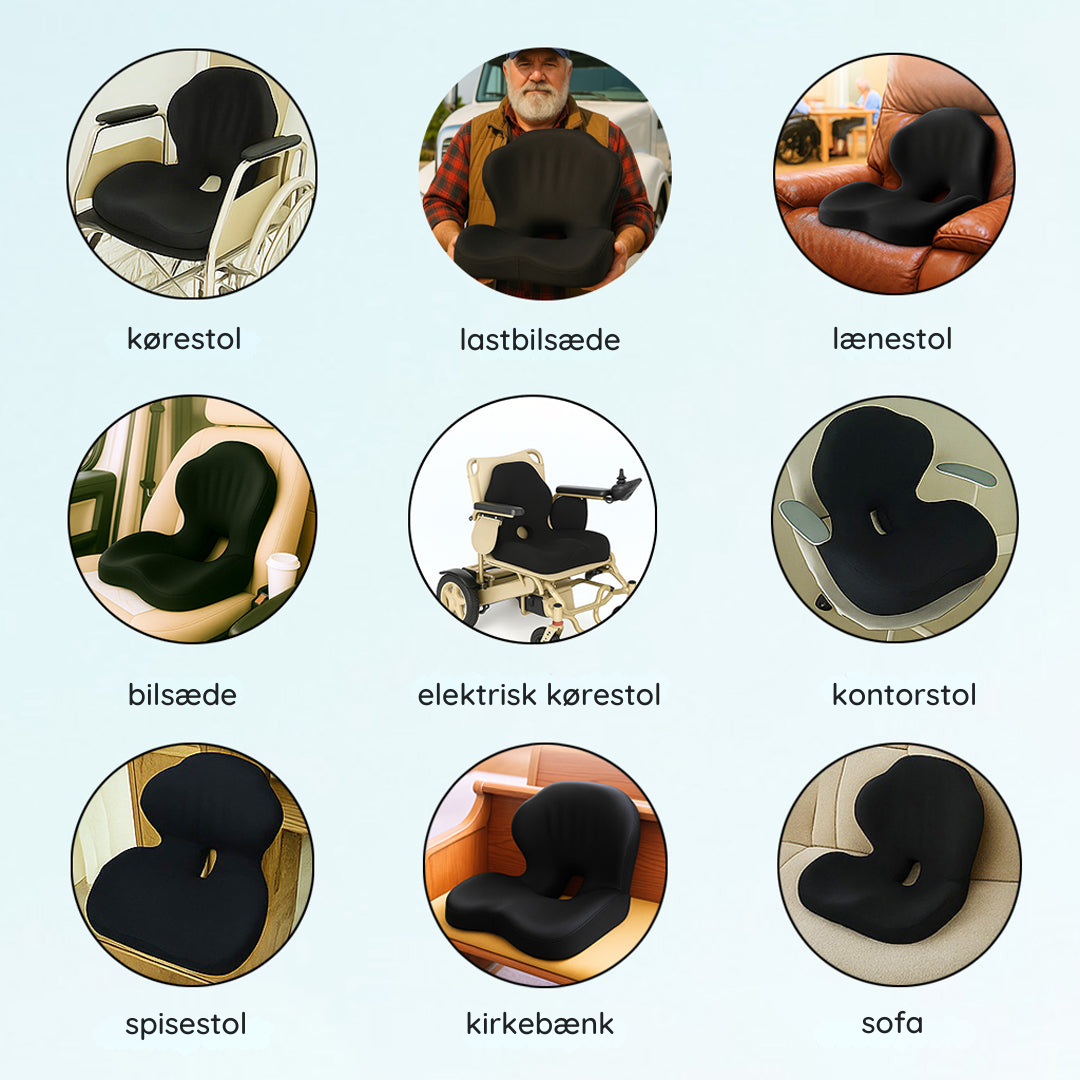 Cushiora™ | Premium Komfort- & Holdningsstøttepude