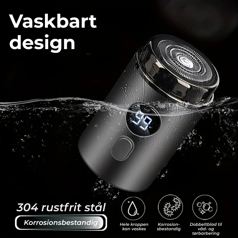 Mini-Shave Bærbar Elektrisk Barbermaskine
