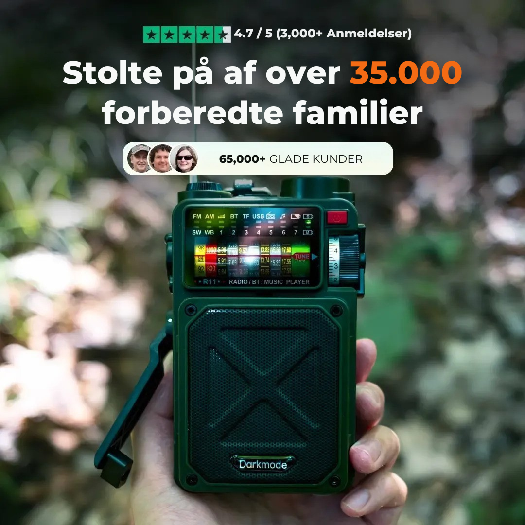SignalSafe™ Survival Hub – 9-i-1 Nødradio, Powerbank & Sikkerhedsenhed
