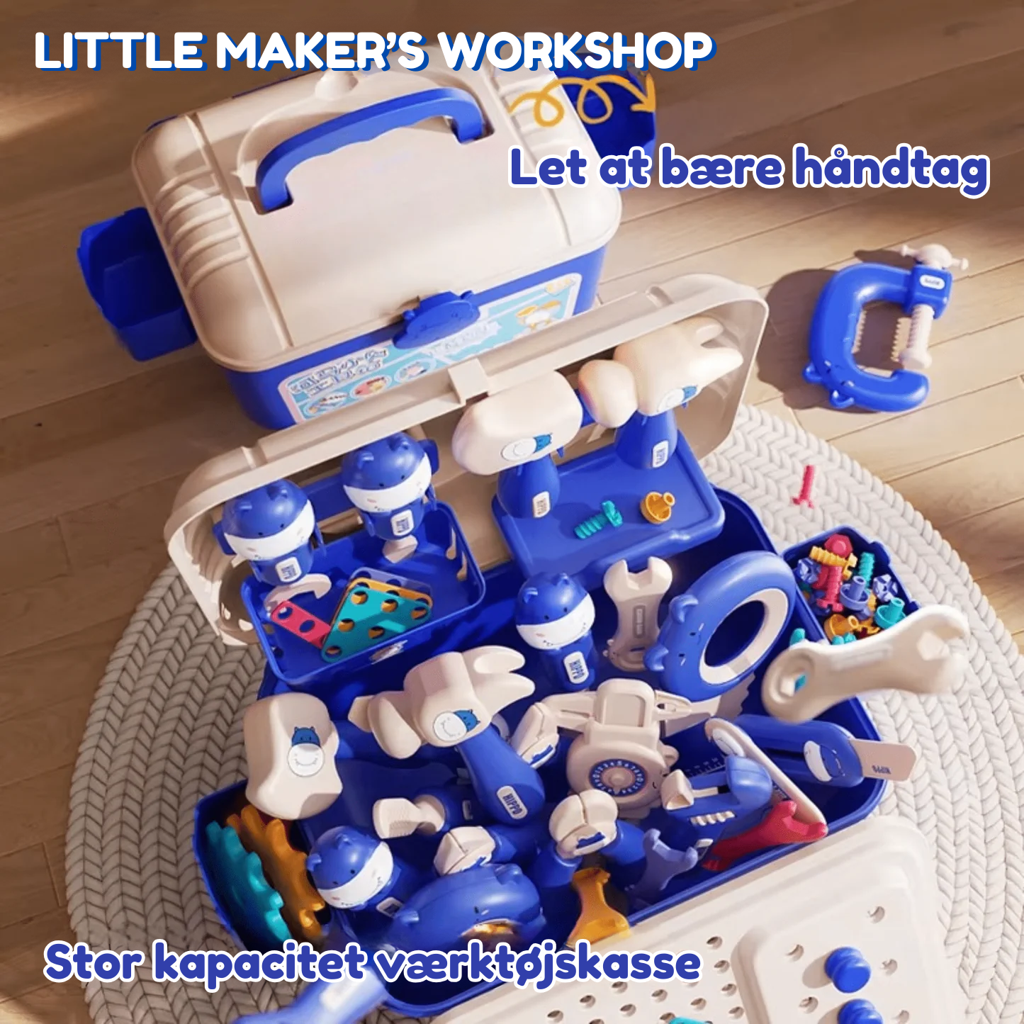 Little Maker’s Workshop – Montessori Værktøjssæt ✨