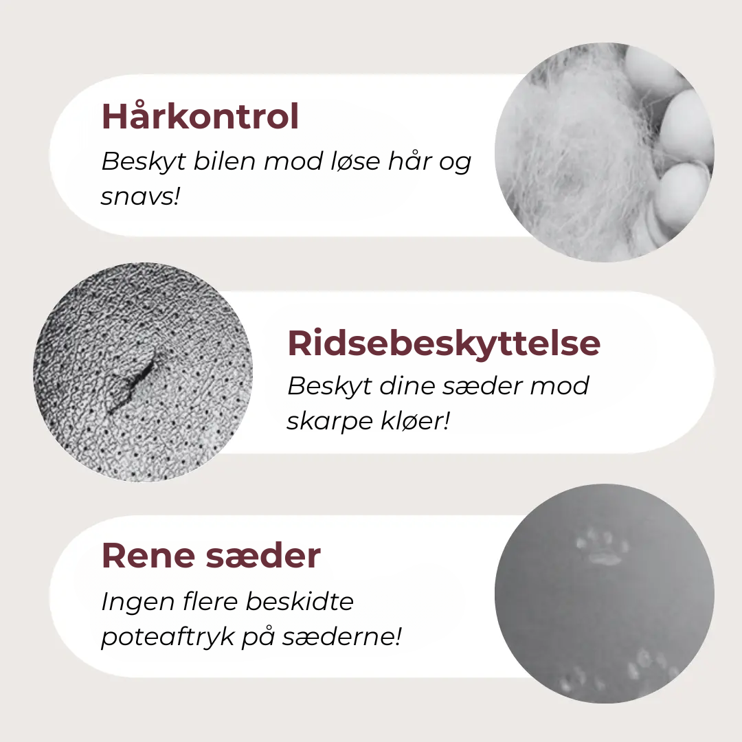 Rummeligt, ventileret bilsæde til kæledyr