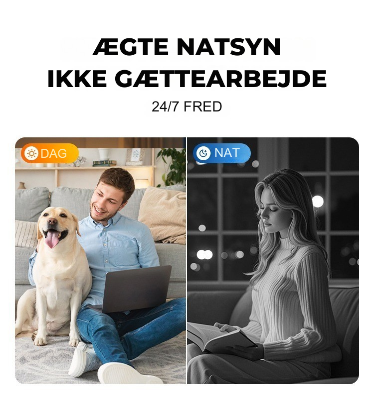 StealthVision™ Mini – Trådløs overvågning 24/7 overalt