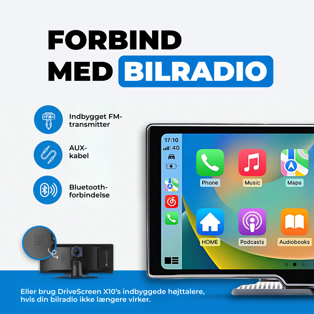 DriveScreen X10 – ingen komplekse installationer kræves