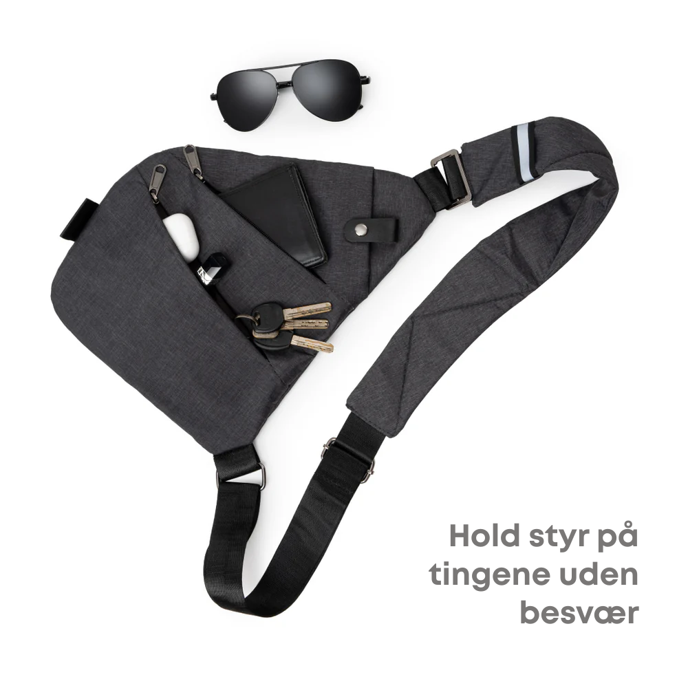 WanderSafe™ | Anti‑tyveri Crossbody‑taske
