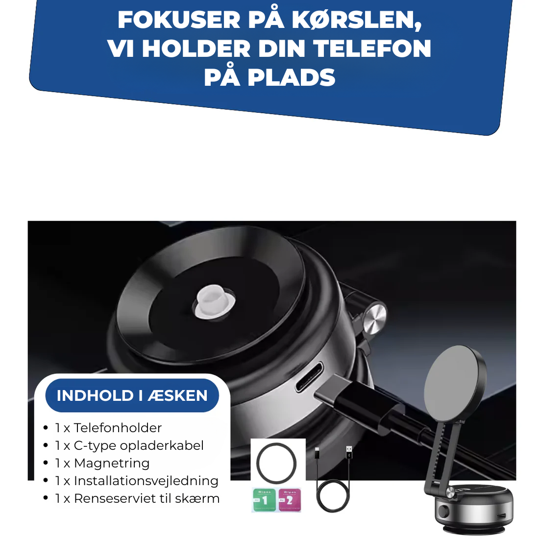 HoldNGo™ | 360° Magnetisk Telefonholder