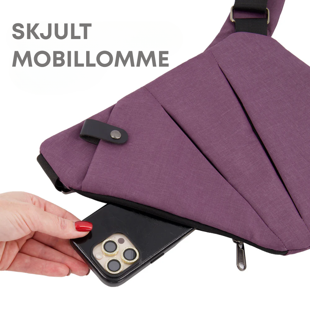 WanderSafe™ | Anti‑tyveri Crossbody‑taske