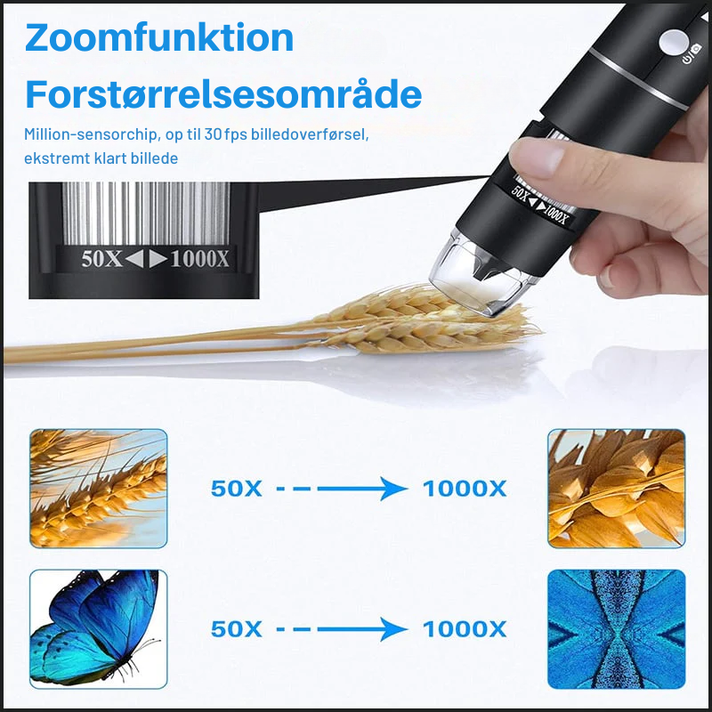 PocketZoomer™ | Digitalt HD Mikroskop