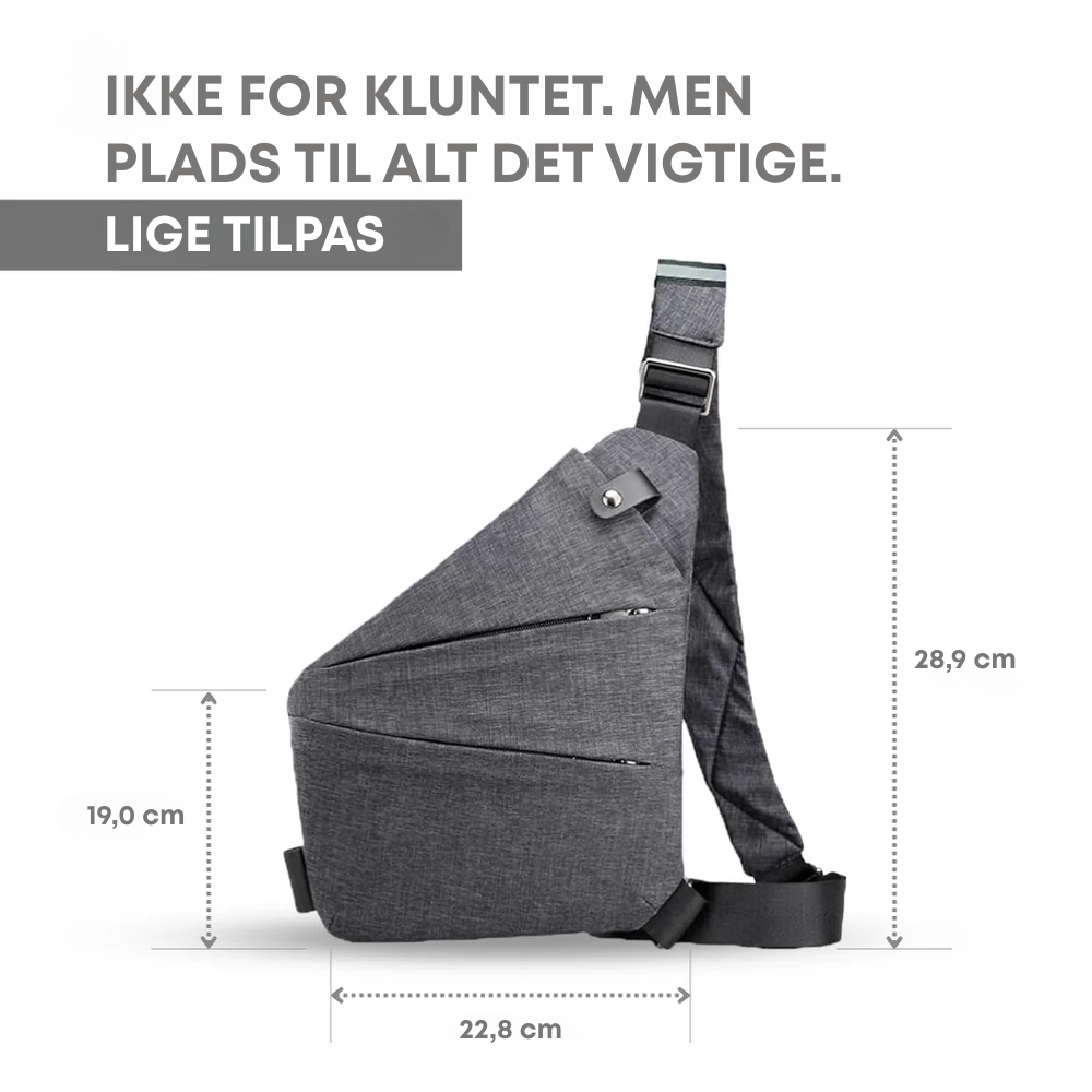WanderSafe™ | Anti‑tyveri Crossbody‑taske