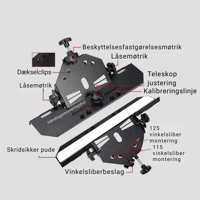 ChamferMaster™ | Præcisionsstativ til vinkelsliber