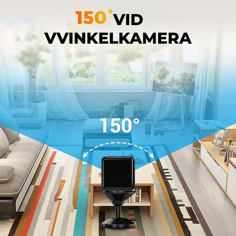 StealthVision™ Mini – Trådløs overvågning 24/7 overalt