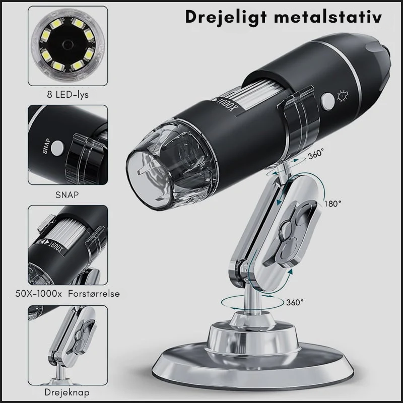 PocketZoomer™ | Digitalt HD Mikroskop