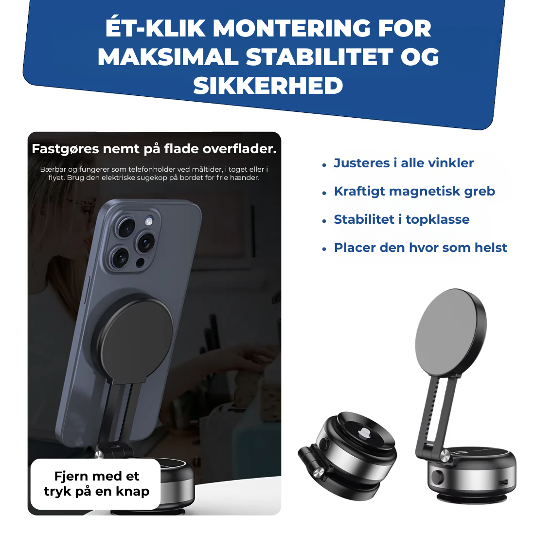 HoldNGo™ | 360° Magnetisk Telefonholder