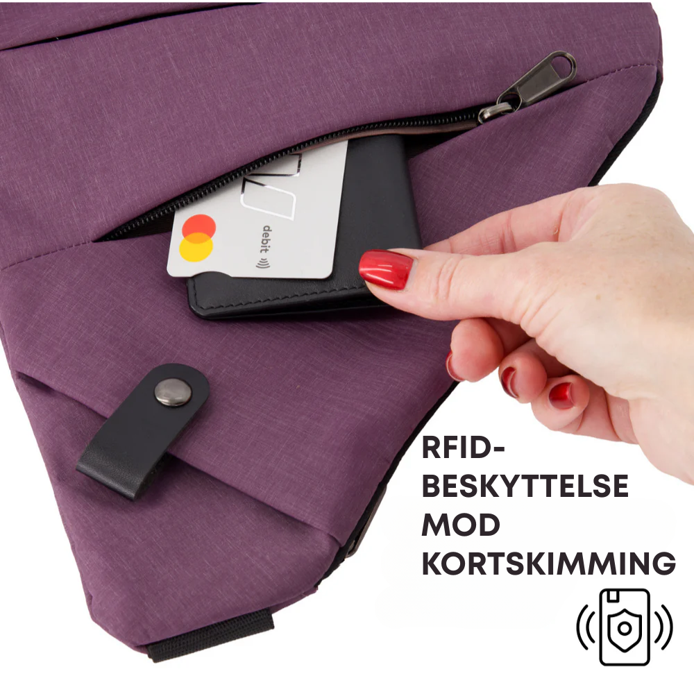 WanderSafe™ | Anti‑tyveri Crossbody‑taske