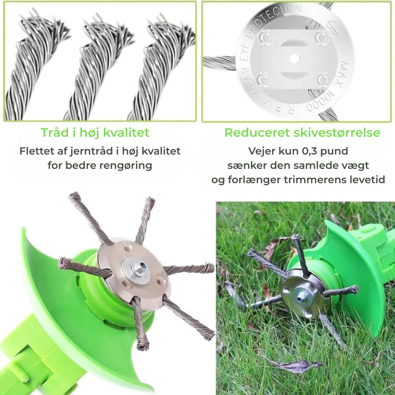 SteelSpiral™ | Kraftig ukrudtsklipper