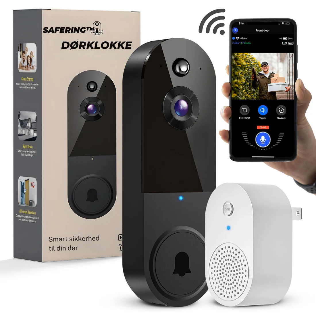 SafeRing™ Dørklokke