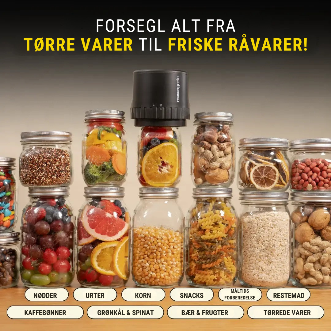 PerfectSeal™ Mason Genie – Forsegling gjort let!