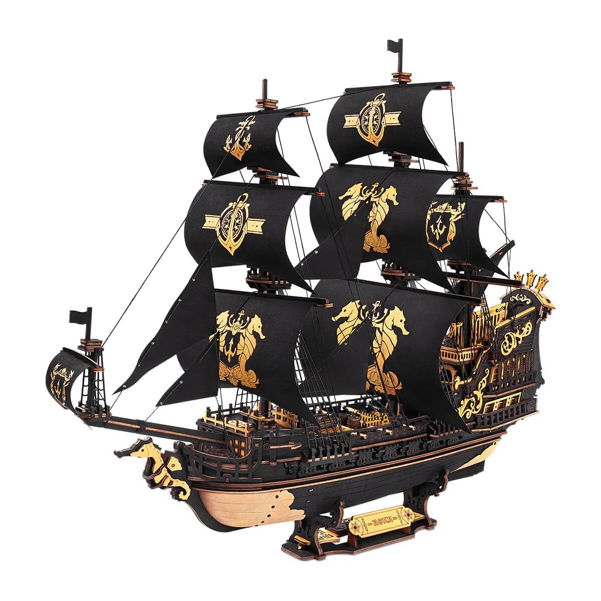 Seahorse Warbarque™ - 3D-træpuslespil