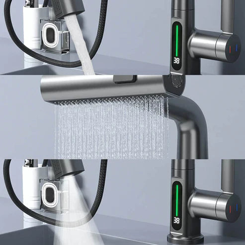 Smart Vandhane Digitalt Display 3 Funktioner