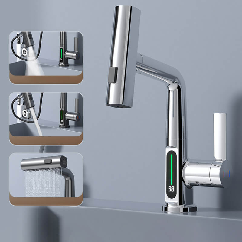Smart Vandhane Digitalt Display 3 Funktioner