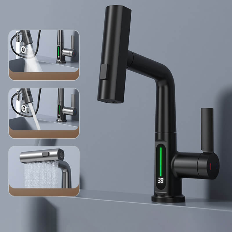 Smart Vandhane Digitalt Display 3 Funktioner