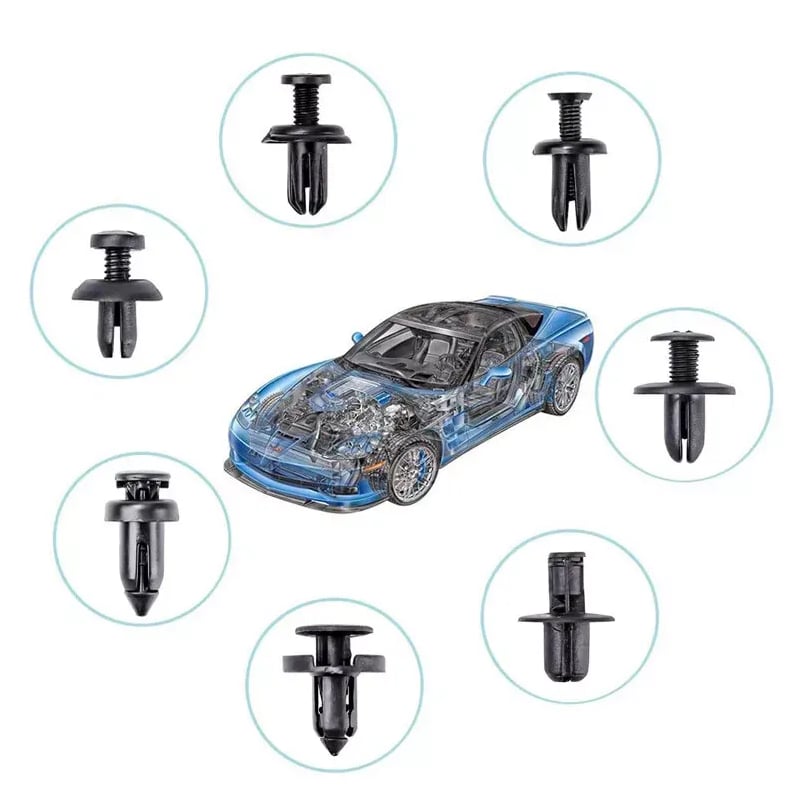FixMate Universal Fasteners 680 Kit – 680PCS Bilklips med Værktøjssæt