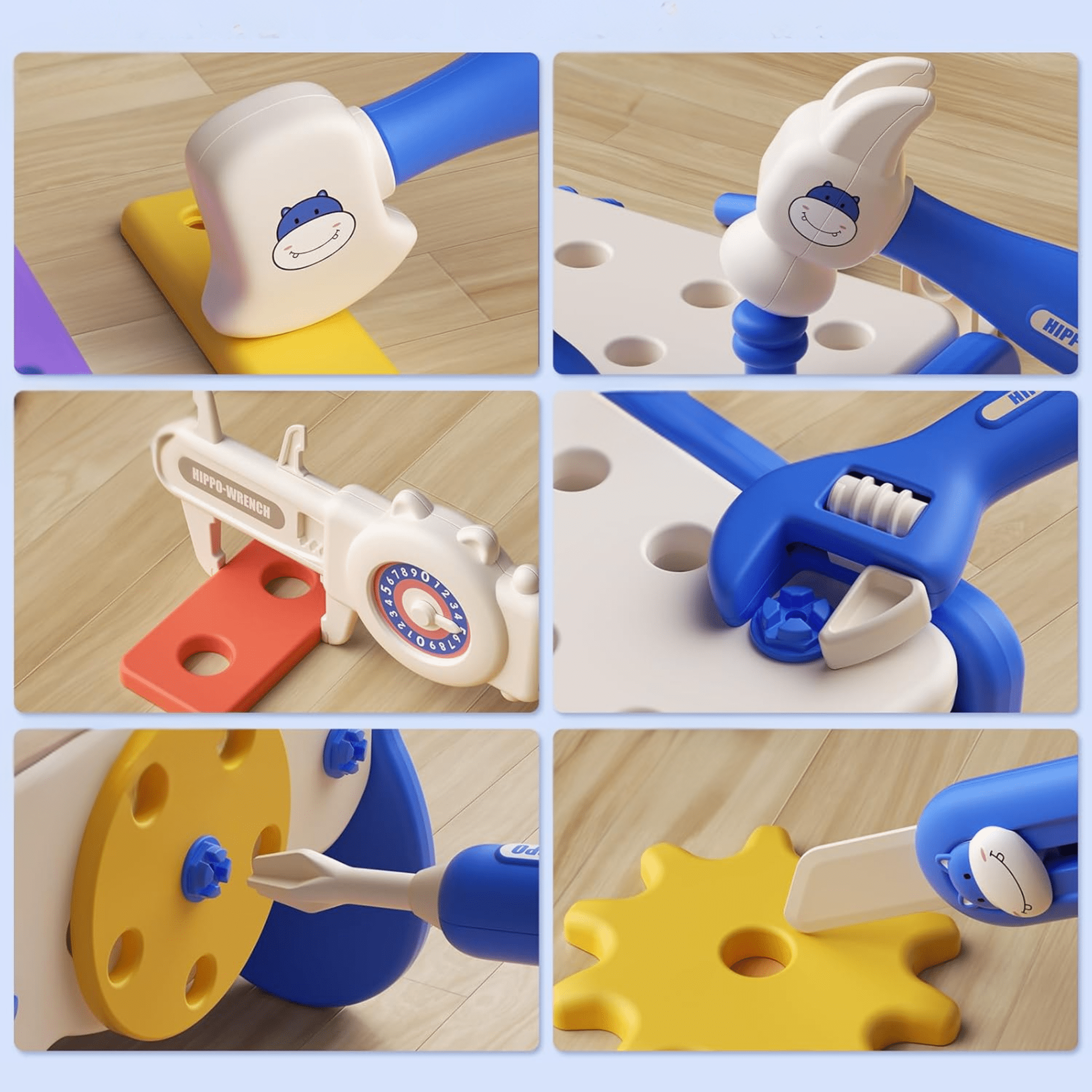 Little Maker’s Workshop – Montessori Værktøjssæt ✨