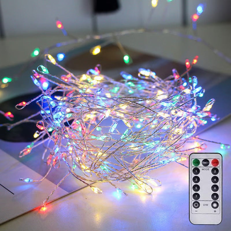 ✨ TwinkleGlow Julelys – Varme LED-lyskæder til træ, vinduer, soveværelse og julepynt 🎄