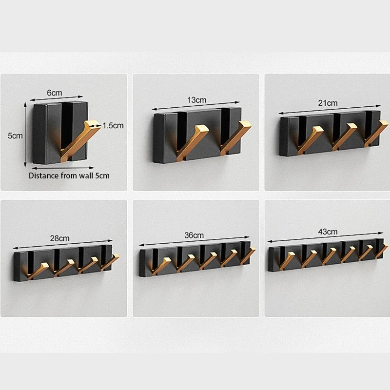 Vægkrog Foldbar med Minimalistisk Design