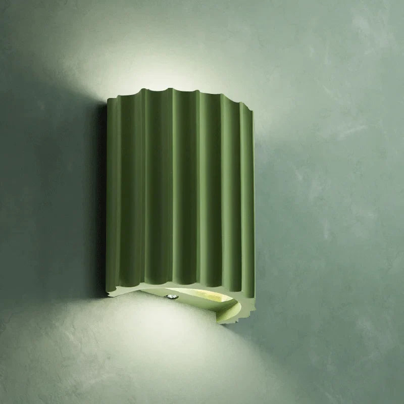 Væglampe Harpiks Moderne Bølgeformet Design